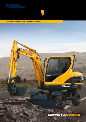 Міні-екскаватори Hyundai R55W-9A