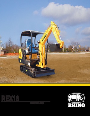 Міні-екскаватори RHINO REX18