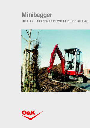 Міні-екскаватори O&K RH 1.29