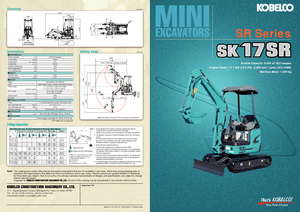 Міні-екскаватори Kobelco SK 17 SR 3