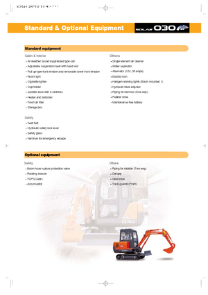 Міні-екскаватори Doosan Solar 030 plus