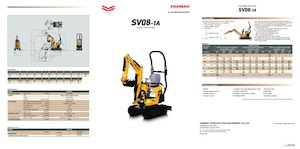 Міні-екскаватори Yanmar SV 08-1