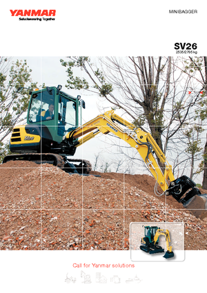 Міні-екскаватори Yanmar SV 26 CR