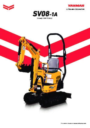 Міні-екскаватори Yanmar SV08-1A