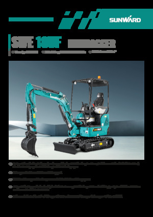 Міні-екскаватори Sunward SWE18UF 