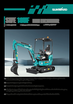 Міні-екскаватори Sunward SWE18UF 