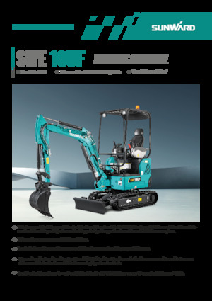 Міні-екскаватори Sunward SWE18UF 