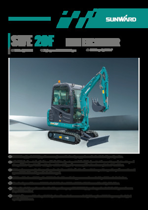 Міні-екскаватори Sunward SWE20F 