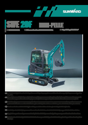 Міні-екскаватори Sunward SWE20F 