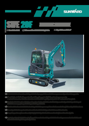 Міні-екскаватори Sunward SWE20F 