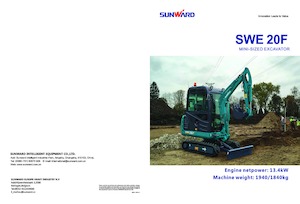 Міні-екскаватори Sunward SWE20F