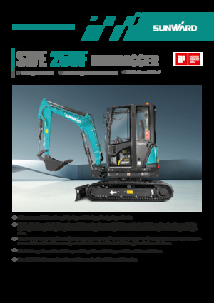 Міні-екскаватори Sunward SWE25UF