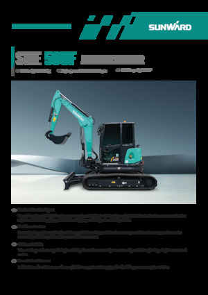 Міні-екскаватори Sunward SWE50UF