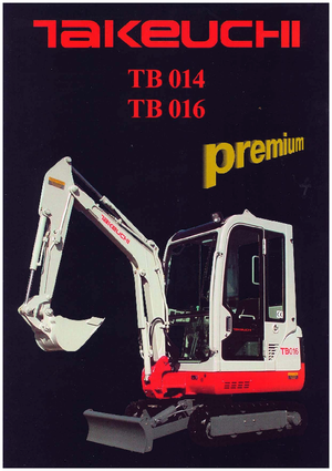 Міні-екскаватори Takeuchi TB 014 A