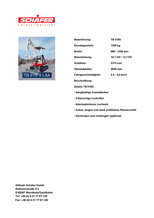 Міні-екскаватори Takeuchi TB 016 S