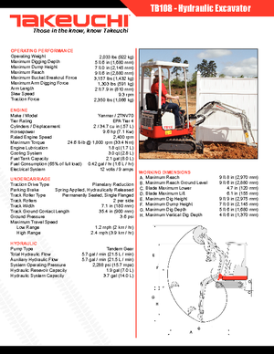 Міні-екскаватори Takeuchi TB 108