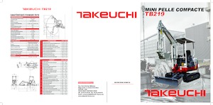 Міні-екскаватори Takeuchi TB 219 A