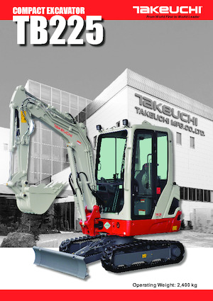 Міні-екскаватори Takeuchi TB 225