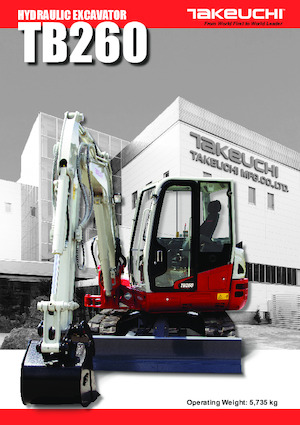 Міні-екскаватори Takeuchi TB 260