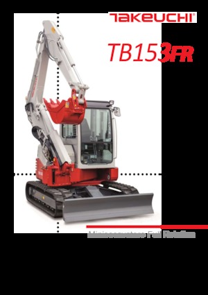 Міні-екскаватори Takeuchi TB 153 FR