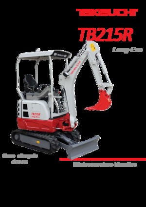 Міні-екскаватори Takeuchi TB 215 R