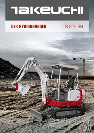 Міні-екскаватори Takeuchi TB 216 Hybrid