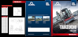 Міні-екскаватори Takeuchi TB 23 R