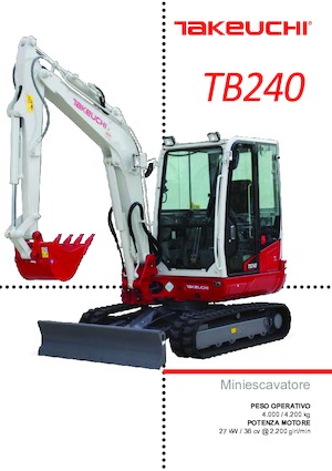 Міні-екскаватори Takeuchi TB 240