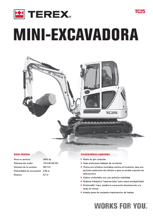 Міні-екскаватори Terex TC 25