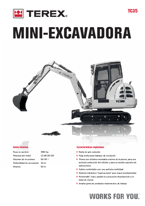 Міні-екскаватори Terex TC 35