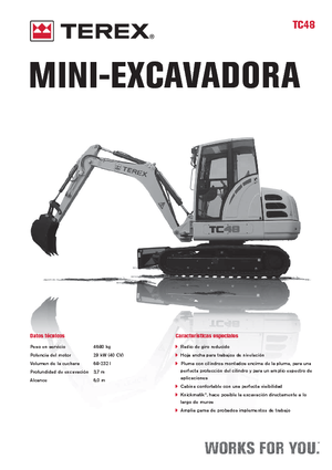 Міні-екскаватори Terex TC 48