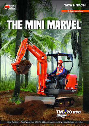 Міні-екскаватори Hitachi TMX 20 neo