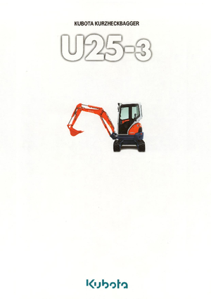 Міні-екскаватори Kubota U25-3α GL