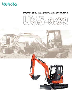 Міні-екскаватори Kubota U35-3α3