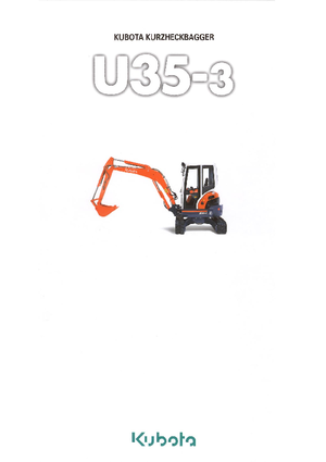 Міні-екскаватори Kubota U35-3 G