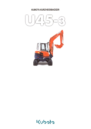 Міні-екскаватори Kubota U45-3 G