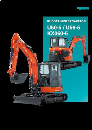 Міні-екскаватори Kubota U50-5