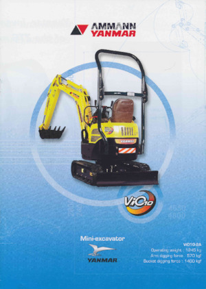 Міні-екскаватори Yanmar VIO 10-2 A