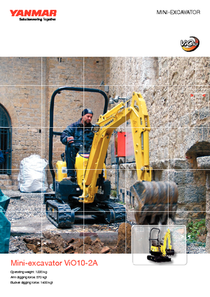 Міні-екскаватори Yanmar VIO 10-2 A