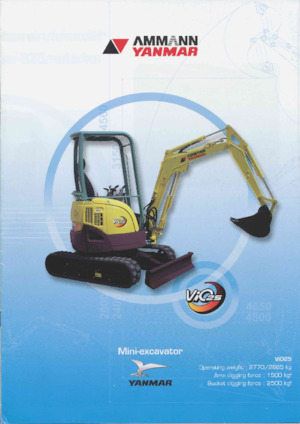 Міні-екскаватори Yanmar VIO 25
