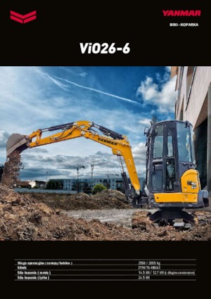Міні-екскаватори Yanmar VIO 26-6 PR