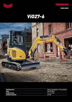 Міні-екскаватори Yanmar VIO 27-6 CR