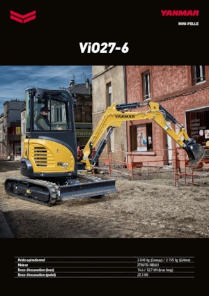 Міні-екскаватори Yanmar VIO 27-6 CR