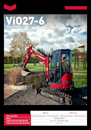 Міні-екскаватори Yanmar ViO27LW-6 