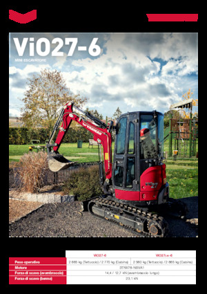 Міні-екскаватори Yanmar ViO27LW-6 