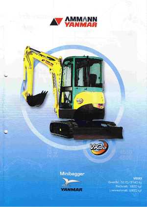 Міні-екскаватори Yanmar VIO 30