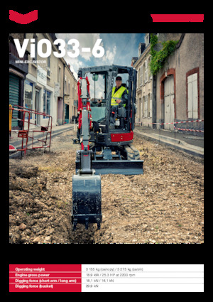 Міні-екскаватори Yanmar ViO33-6 