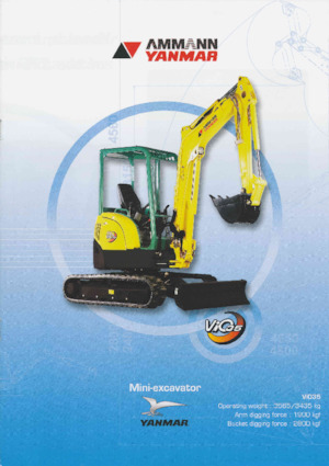 Міні-екскаватори Yanmar VIO 35