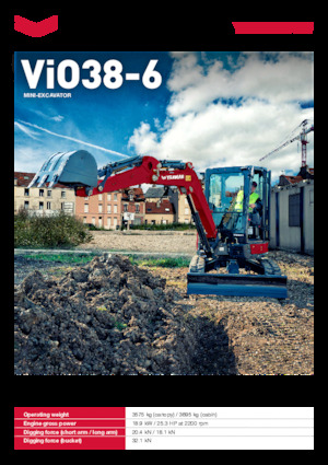 Міні-екскаватори Yanmar ViO38-6 