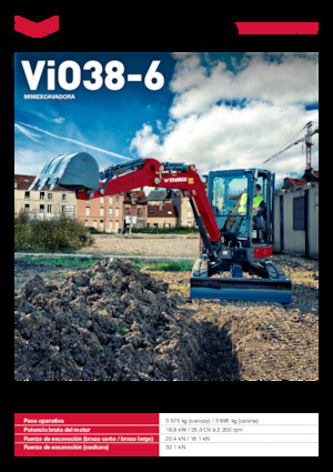 Міні-екскаватори Yanmar ViO38-6 